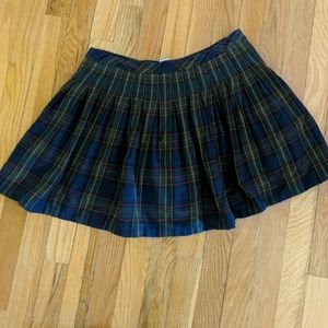 Plaid Miniskirt
